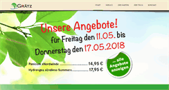 Desktop Screenshot of graetz-gartenpark.de